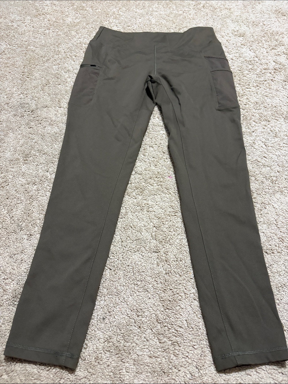 Carhartt Fitted Pull On Utility Pants Green Medium Work - Picture 1 of 7